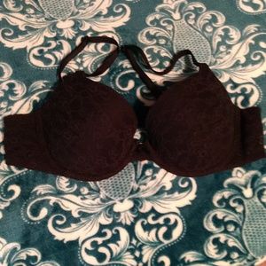 Victoria secret black lace bra 36B